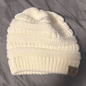 C.C Ivory Knit Hat